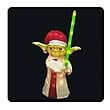 Star Wars Clone Wars Yoda 18-Inch Light-Up Display